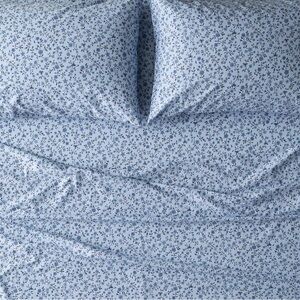 Urban Outfitters Blue and White Floral Sheets